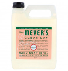 Mrs. Meyers Clean Day Жидкое мыло для рук с ароматом герани 33 жидких унции (975 мл)