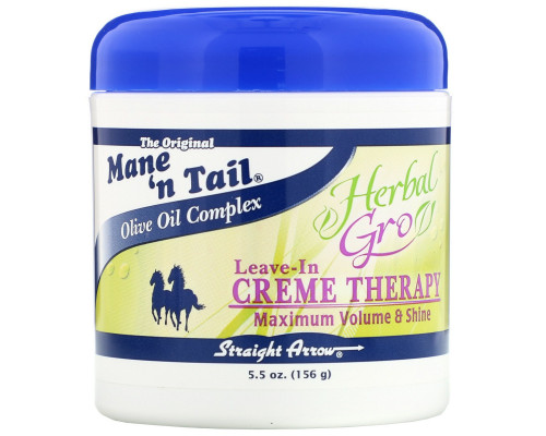 Mane 'n Tail, Herbal Gro, Несмываемый крем для волос, 5,5 унций (156 г) Mane 'n Tail, Herbal Gro, Несмываемый крем для волос, 5,5 унций (156 г)