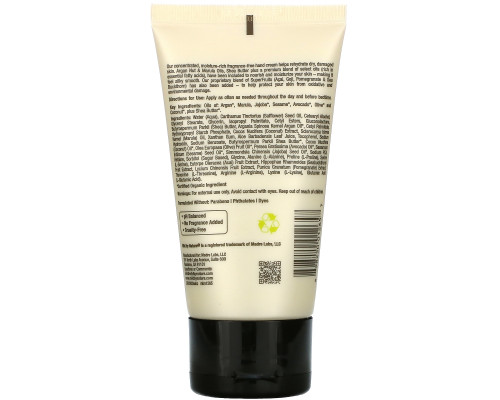 Mild By Nature, Крем для рук с маслами аргана, марулы, кокоса, ши, успокаивающий и без запаха, 2,5 унции (71 г) Mild By Nature, Крем для рук с маслами аргана, марулы, кокоса, ши, успокаивающий и без запаха, 2,5 унции (71 г)