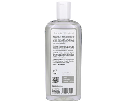 Mild By Nature, Witch Hazel, Unscented, 12 fl oz (355 ml) Mild By Nature, Witch Hazel, Unscented, 12 fl oz (355 ml)