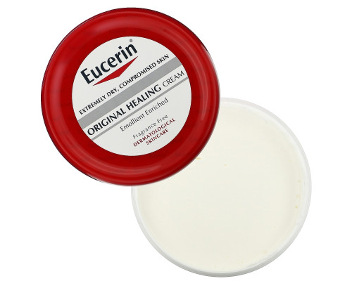 Eucerin, Оригинальное целебное средство, крем для очень сухой кожи, чувствительная кожа, без запаха, 454 г (16 унций) Eucerin, Оригинальное целебное средство, крем для очень сухой кожи, чувствительная кожа, без запаха, 454 г (16 унций)