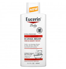 Eucerin, Baby, Eczema Relief, Cream Body Wash, 13.5 fl oz (400 ml)