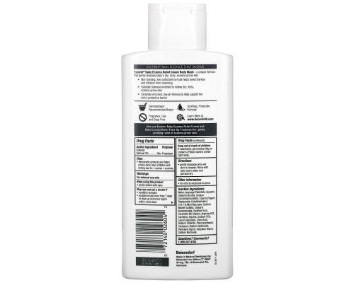 Eucerin, Baby, Eczema Relief, Cream Body Wash, 13.5 fl oz (400 ml) Eucerin, Baby, Eczema Relief, Cream Body Wash, 13.5 fl oz (400 ml)