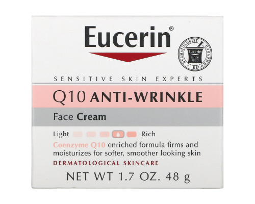 Eucerin, Крем для лица против морщин Q10, 48г (1,7 унции) Eucerin, Крем для лица против морщин Q10, 48г (1,7 унции)