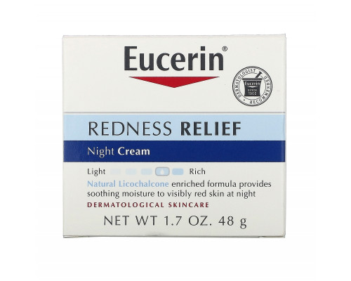 Eucerin, "Избавление от покраснения", дерматологическое средство по уходу за кожей, 1.7 унций (48 г) Eucerin, "Избавление от покраснения", дерматологическое средство по уходу за кожей, 1.7 унций (48 г)