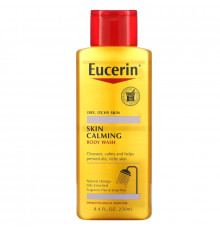 Eucerin, Успокаивающий кожу гель для душа, для сухой и раздраженной кожи, без запаха, 8,4 ж.унц. (250 мл)