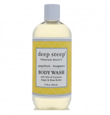 Deep Steep Гель для душа грейпфрут — бергамот 8 жидких унций (237 мл)