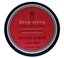 Deep Steep Сахарный скраб маракуйя и гуава 8 унций (226 г)