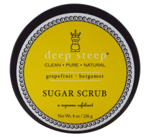 Deep Steep Сахарный скраб грейпфрут и бергамот 8 унций (226 г)
