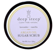 Deep Steep Сахарный скраб с аргановым маслом Лаванда - Лилия 8 унций (226 г)