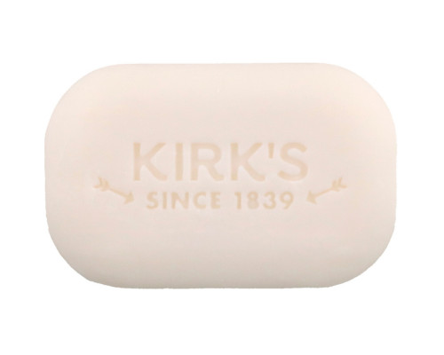 Kirk's Настоящее брусковое кастильское мыло с кокосом 3 бруска по 4 унции (113 г) Kirk's Настоящее брусковое кастильское мыло с кокосом 3 бруска по 4 унции (113 г)