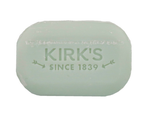 Kirk's, 100% кокосовое масло, Нежное кастильское мыло, успокаивающее алоэ вера, 3 батончика, 4 унции (113 г) каждый Kirk's, 100% кокосовое масло, Нежное кастильское мыло, успокаивающее алоэ вера, 3 батончика, 4 унции (113 г) каждый