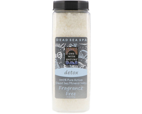 One with Nature Dead Sea Mineral Bath Salts Fragrance Free 32 oz (907 g) One with Nature Dead Sea Mineral Bath Salts Fragrance Free 32 oz (907 g)