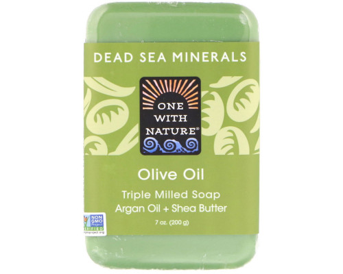 One with Nature Olive Oil Triple Milled Soap Bar 7 oz (200 g) One with Nature Olive Oil Triple Milled Soap Bar 7 oz (200 g)