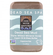 One with Nature Dead Sea Mud Soap Bar 7 oz (200 g)