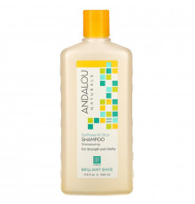 Andalou Naturals Шампунь для усиления блеска волос с подсолнечным маслом и цитрусовыми 115  жидкой унции (340 мл)