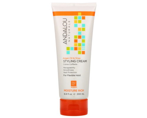Andalou Naturals Argan & Sweet Orange Smooth Hold Styling Cream 6.8 fl oz (200 ml) Andalou Naturals Argan & Sweet Orange Smooth Hold Styling Cream 6.8 fl oz (200 ml)