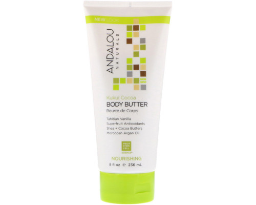 Andalou Naturals Питательное масло для тела с плодами лакового дерева и какао, для увлажнения и восстановления кожи, 8 жидких унций (236 мл) Andalou Naturals Питательное масло для тела с плодами лакового дерева и какао, для увлажнения и восстановления кожи, 8 жидких унций (236 мл)