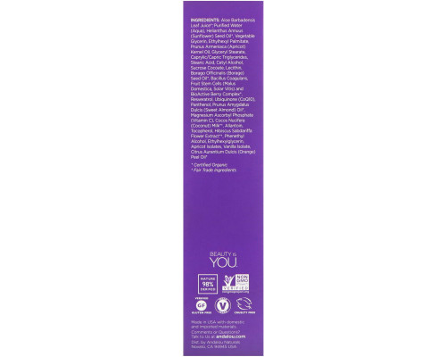Andalou Naturals, Антивозрастное очищающее молочко, абрикосовый Пробиотик, возрастной вызов, для очищения и молодости кожи лица,6 унций 178 мл Andalou Naturals, Антивозрастное очищающее молочко, абрикосовый Пробиотик, возрастной вызов, для очищения и молодости кожи лица,6 унций 178 мл