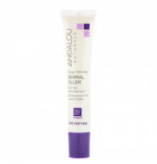 Andalou Naturals Средство для заполнения морщин, для омоложения и питания кожи лица, 0.6 жидкой унции (18 мл)