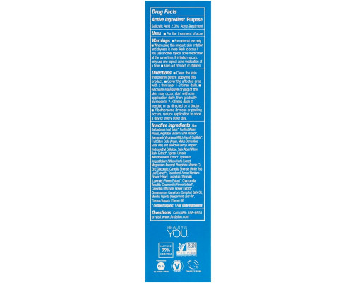 Andalou Naturals Гель для избавления от прыщей максимальная сила очищающий 06 жидкой унции (18 мл) Andalou Naturals Гель для избавления от прыщей максимальная сила очищающий 06 жидкой унции (18 мл)