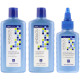 Andalou Naturals Стволовые клетки аргании система для редеющих волос антивозрастная набор из 3 предметов, для питания и восстановления волос