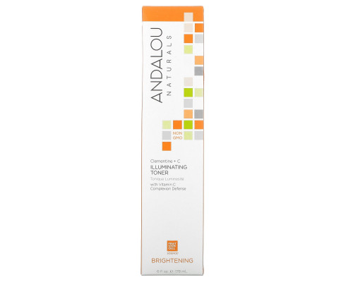 Andalou Naturals Тоник придающий коже сияние Клементины и витамин С 6 жидких унций (178 мл) Andalou Naturals Тоник придающий коже сияние Клементины и витамин С 6 жидких унций (178 мл)