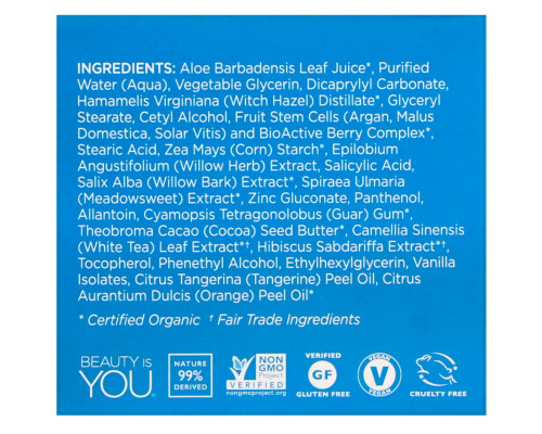Andalou Naturals Clear Overnight Recovery Cream Clarifying 1.7 fl oz (50 ml) Andalou Naturals Clear Overnight Recovery Cream Clarifying 1.7 fl oz (50 ml)