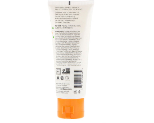 Andalou Naturals A Force of Nature крем для рук с маслом ши и облепихой клементин 34 жидкой унции (100 мл) Andalou Naturals A Force of Nature крем для рук с маслом ши и облепихой клементин 34 жидкой унции (100 мл)