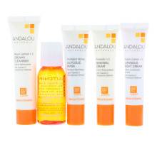 Andalou Naturals Get Started Brightening Skin Care Essentials 5 Piece Kit
