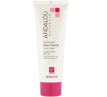 Andalou Naturals Daily Shade Facial Lotion with SPF 18 1000 Roses Sensitive 2.7 fl oz (80 ml)