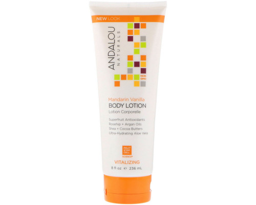 Andalou Naturals Mandarin Vanilla Vitalizing Body Lotion 18 fl oz (236 ml) Andalou Naturals Mandarin Vanilla Vitalizing Body Lotion 18 fl oz (236 ml)