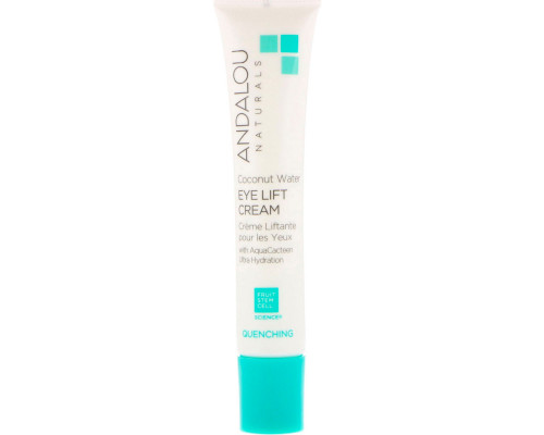 Andalou Naturals, Подтягивающий крем для глаз с кокосовой водой, Quenching, 0,60 ж. унц. (18 г) Andalou Naturals, Подтягивающий крем для глаз с кокосовой водой, Quenching, 0,60 ж. унц. (18 г)