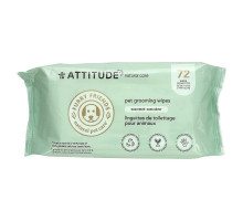 ATTITUDE, Салфетки для ухода за домашними животными, без запаха, 72 салфетки