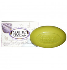 South of France Lavender Fields French Milled Oval Soap with Organic Shea Butter 6 oz (170 g)