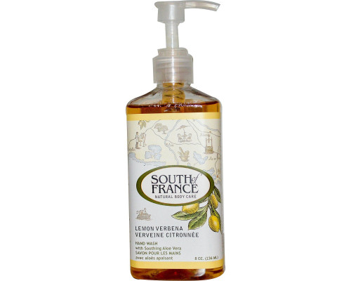 South of France Lemon Verbena Hand Wash with Soothing Aloe Vera 8 oz (236 ml) South of France Lemon Verbena Hand Wash with Soothing Aloe Vera 8 oz (236 ml)