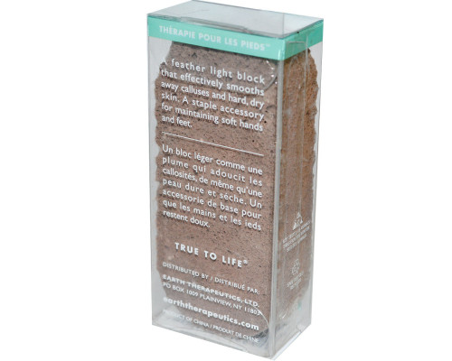 Earth Therapeutics, Основы, природная сьерра, пемза, 1 камень Earth Therapeutics, Основы, природная сьерра, пемза, 1 камень