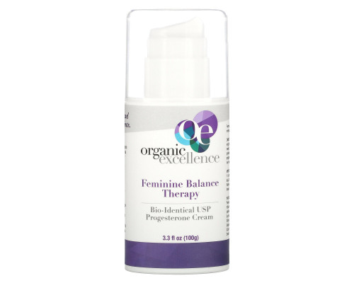 Organic Excellence, Балансирующая терапия для женщин, прогестероновый крем, без отдушек, 85,5 г (3 унции) Organic Excellence, Балансирующая терапия для женщин, прогестероновый крем, без отдушек, 85,5 г (3 унции)