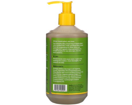 Everyday Shea Hand Soap Lemon Verbena 12 fl oz (354 ml) Everyday Shea Hand Soap Lemon Verbena 12 fl oz (354 ml)