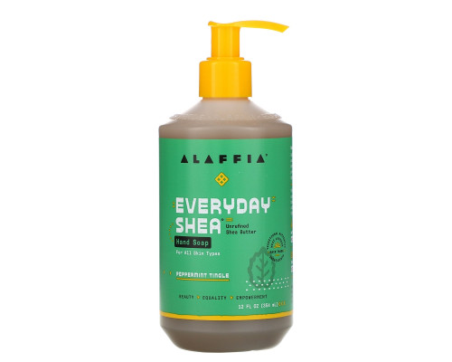 Everyday Shea Hand Soap Peppermint Tingle 12 fl oz (354 ml) Everyday Shea Hand Soap Peppermint Tingle 12 fl oz (354 ml)
