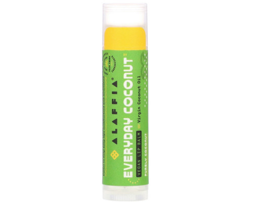 Everyday Coconut Fair Trade Lip Balm Purely Coconut 0.15 oz (4.25 g) Everyday Coconut Fair Trade Lip Balm Purely Coconut 0.15 oz (4.25 g)