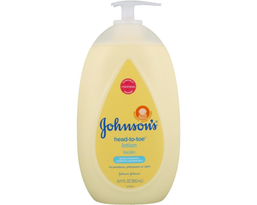Johnson's, Head-To-Toe, лосьон, 16,9 ж. унц. (500 мл) Johnson's, Head-To-Toe, лосьон, 16,9 ж. унц. (500 мл)