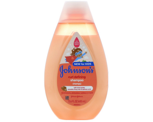 Johnson & Johnson, Для детей, серия «Укрощение кудряшек», шампунь, 400 мл Johnson & Johnson, Для детей, серия «Укрощение кудряшек», шампунь, 400 мл
