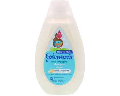 Johnson & Johnson, Для детей, серия «Ультраувлажнение», шампунь, 400 мл Johnson & Johnson, Для детей, серия «Ультраувлажнение», шампунь, 400 мл
