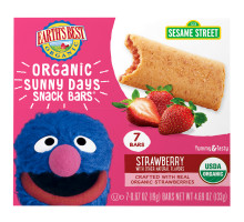 Earth's Best, Organic Sunny Days Snack Bars, Strawberry, 8 Bars, 0.67 oz (19 g) Each