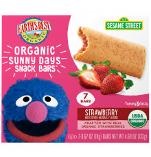 Earth's Best, Organic Sunny Days Snack Bars, Strawberry, 8 Bars, 0.67 oz (19 g) Each