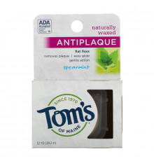 Tom's of Maine, Натурально вощеная зубная нить флосер со вкусом мяты, 30 м (32%)