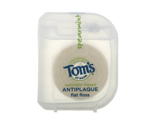 Tom's of Maine, Натурально вощеная зубная нить флосер со вкусом мяты, 30 м (32%) Tom's of Maine, Натурально вощеная зубная нить флосер со вкусом мяты, 30 м (32%)