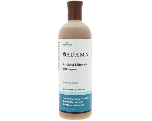 Zion Health, Adama, Шампунь с древними минералами, Белый кокос, 16 fl oz (473 мл) Zion Health, Adama, Шампунь с древними минералами, Белый кокос, 16 fl oz (473 мл)