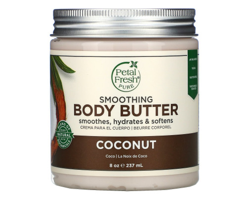 Petal Fresh Body Butter Ultra Moisturizing Coconut 8 oz (237 ml) Petal Fresh Body Butter Ultra Moisturizing Coconut 8 oz (237 ml)